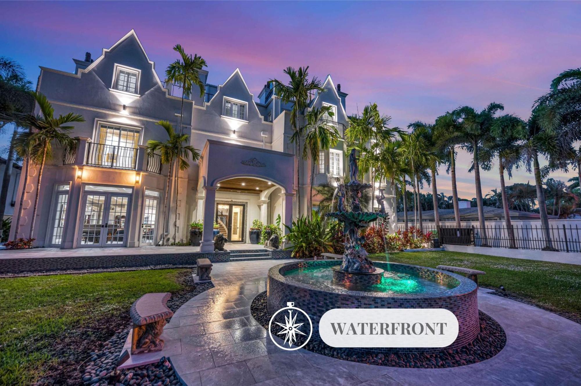 The Modern Castle Canal View Access Rooftop Living Greenhouse Vlllas Fort Lauderdale Ngoại thất bức ảnh